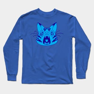 Sparkle Cat (blue) Long Sleeve T-Shirt